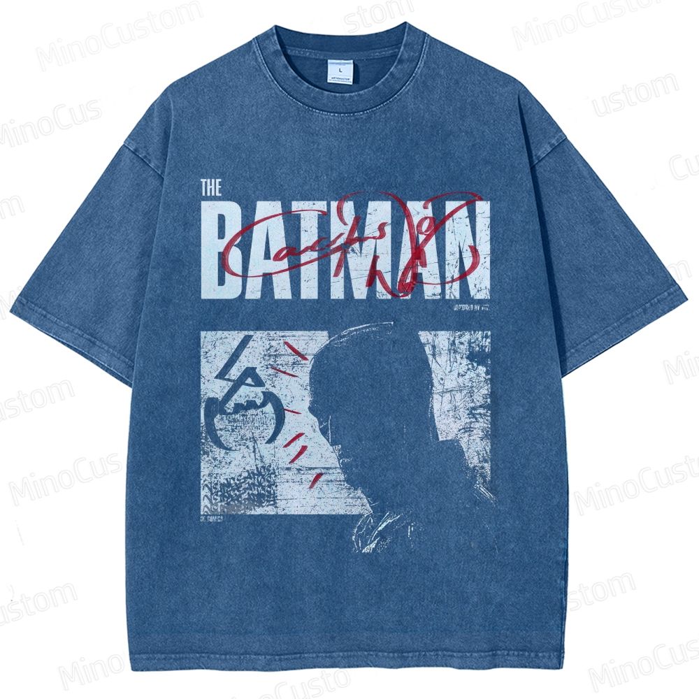 The Batman Vintage Washed Superhero Movie T - Shirt