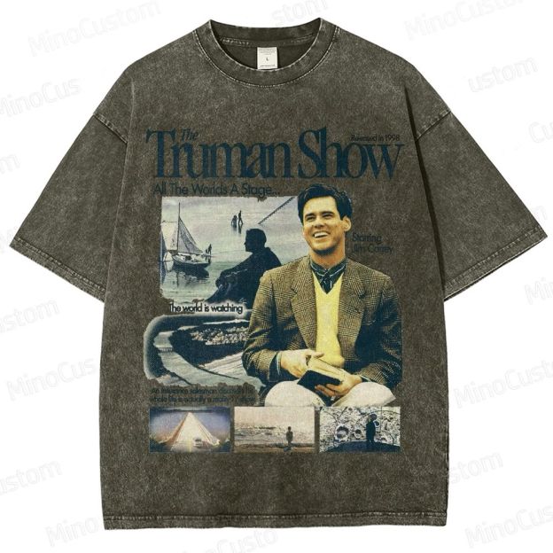 The Truman Show Vintage Washed Movie T - Shirt