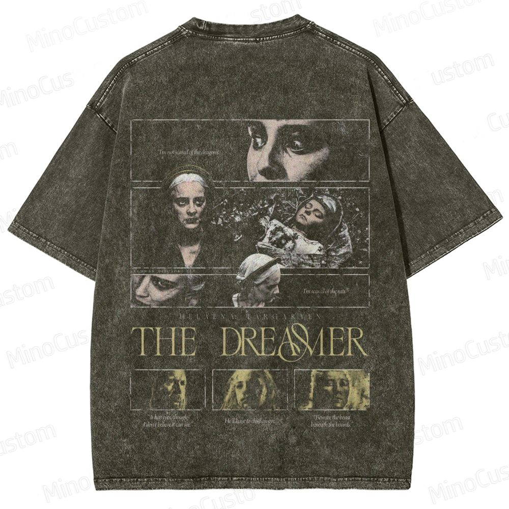 The Dreamer Vintage Washed T - Shirt (House of the Dragon Inspired)