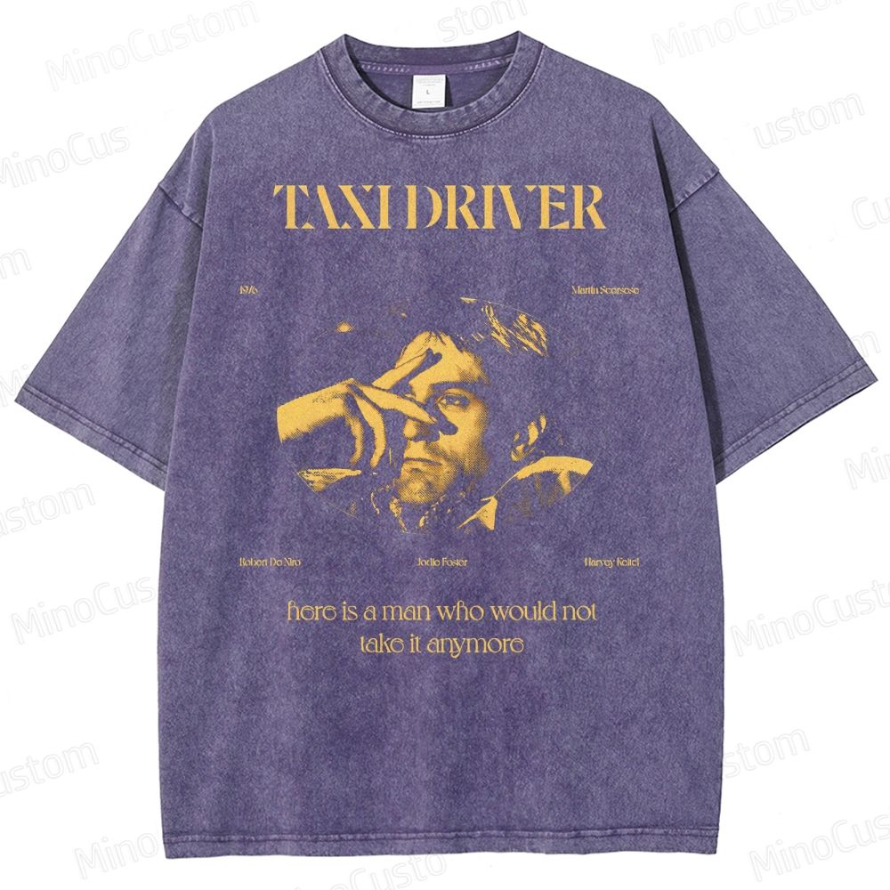 Taxi Driver Movie Washed T-Shirt 