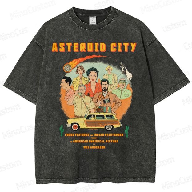 Asteroid City by Wes Anderson Washed T-Shirt 