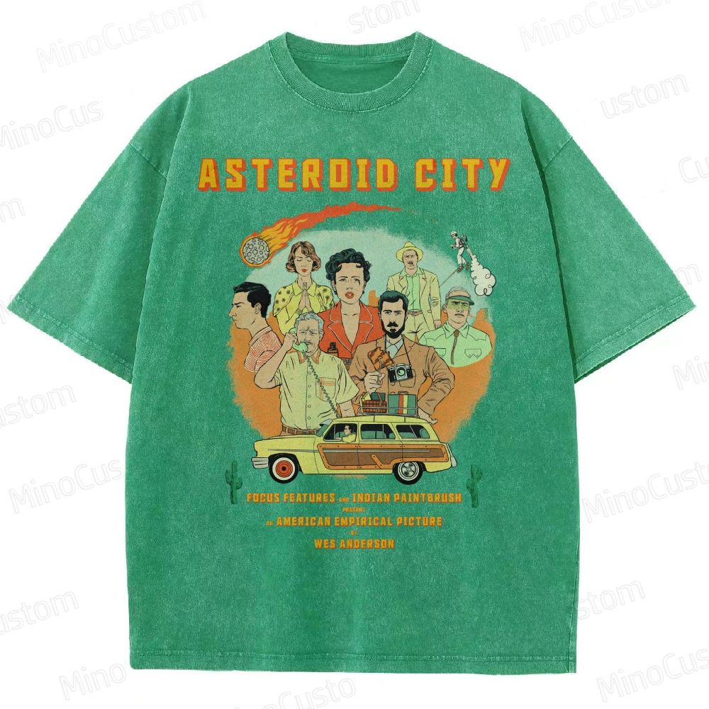 Asteroid City by Wes Anderson Washed T-Shirt 