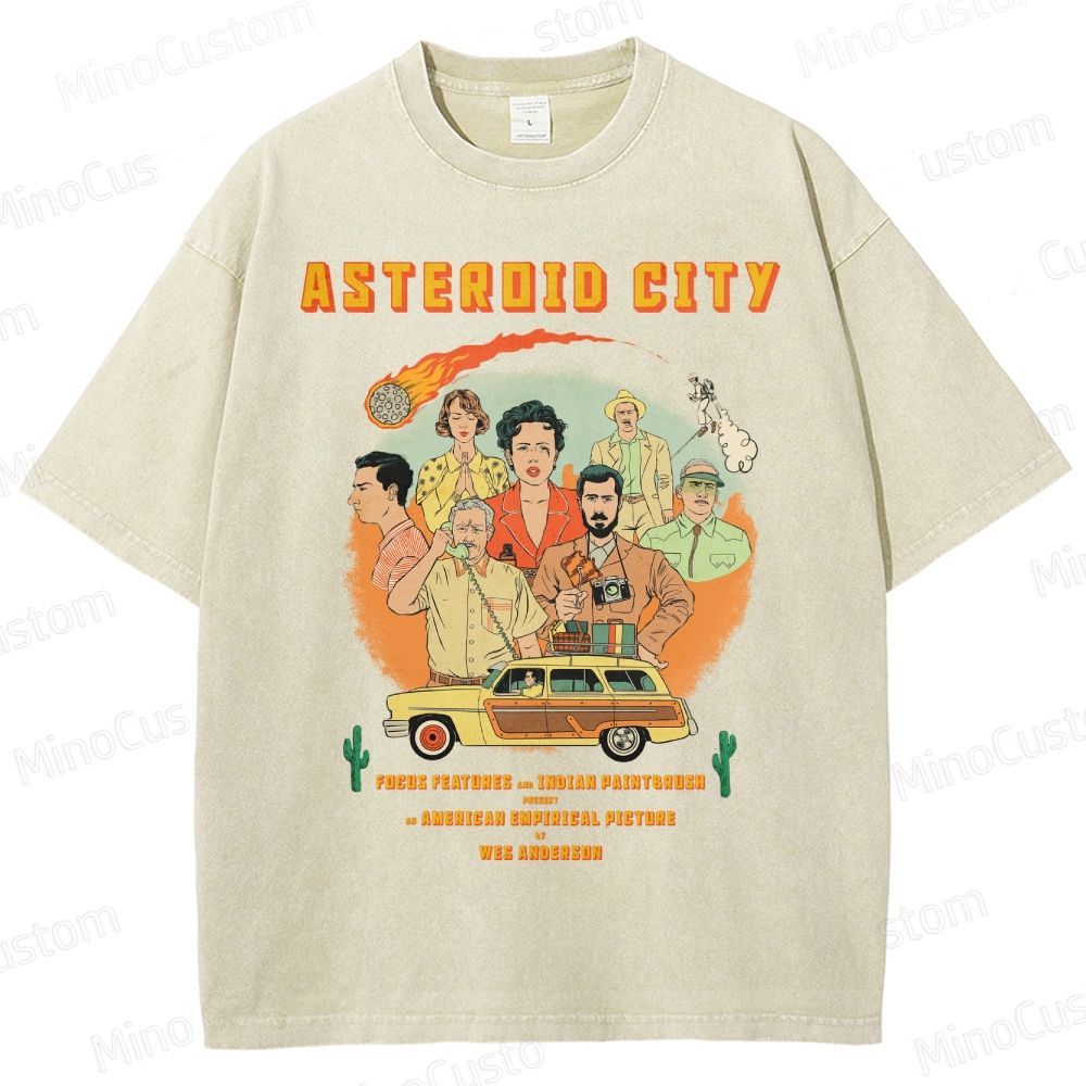 Asteroid City by Wes Anderson Washed T-Shirt 