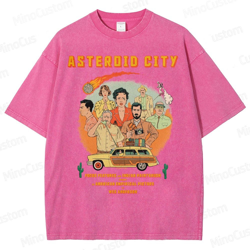 Asteroid City by Wes Anderson Washed T-Shirt 