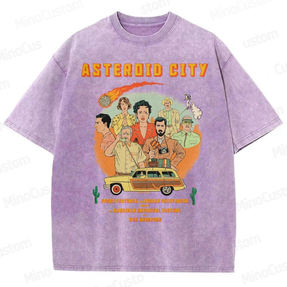 Asteroid City by Wes Anderson Washed T-Shirt 