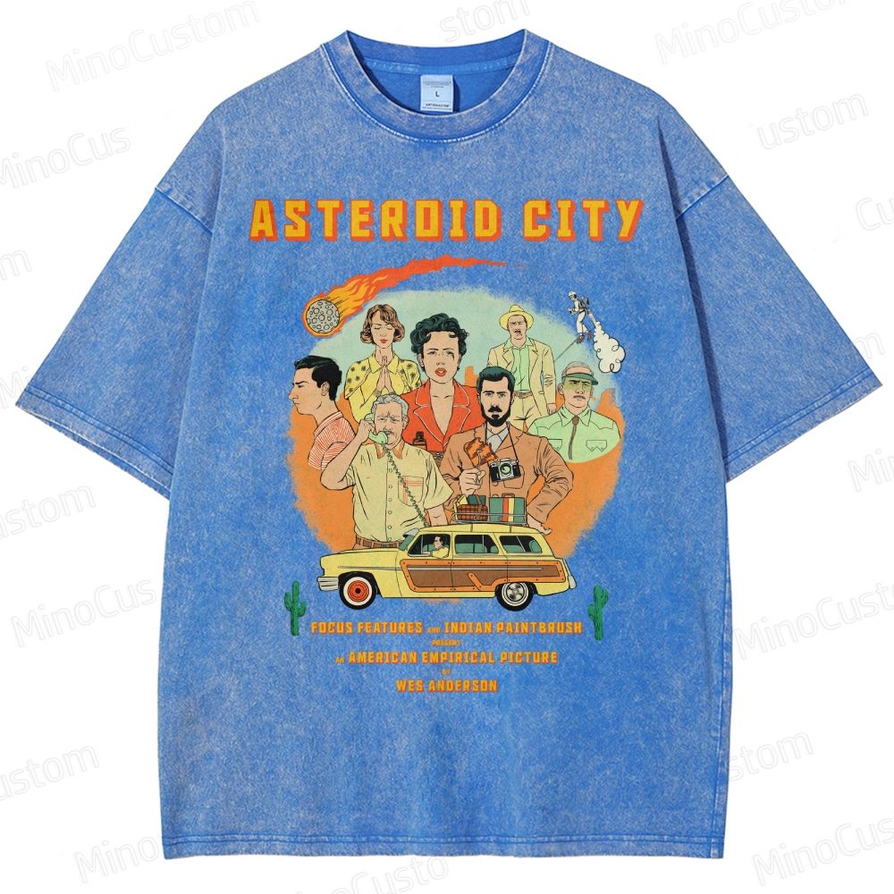 Asteroid City by Wes Anderson Washed T-Shirt 