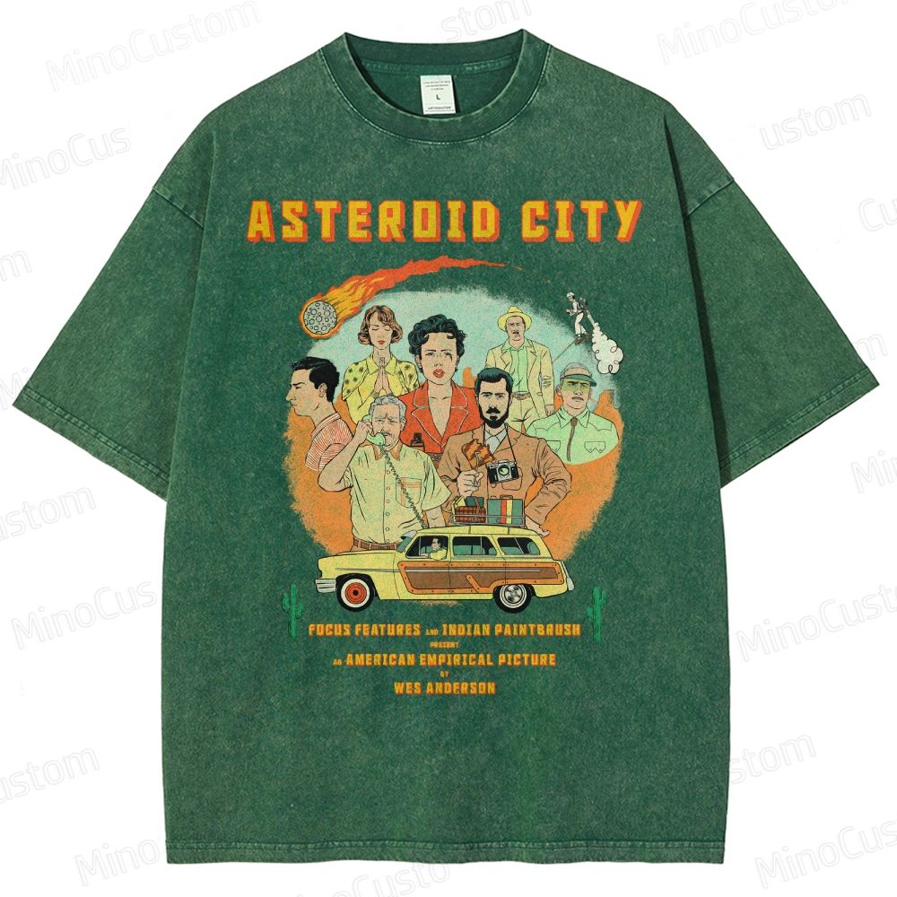 Asteroid City by Wes Anderson Washed T-Shirt 