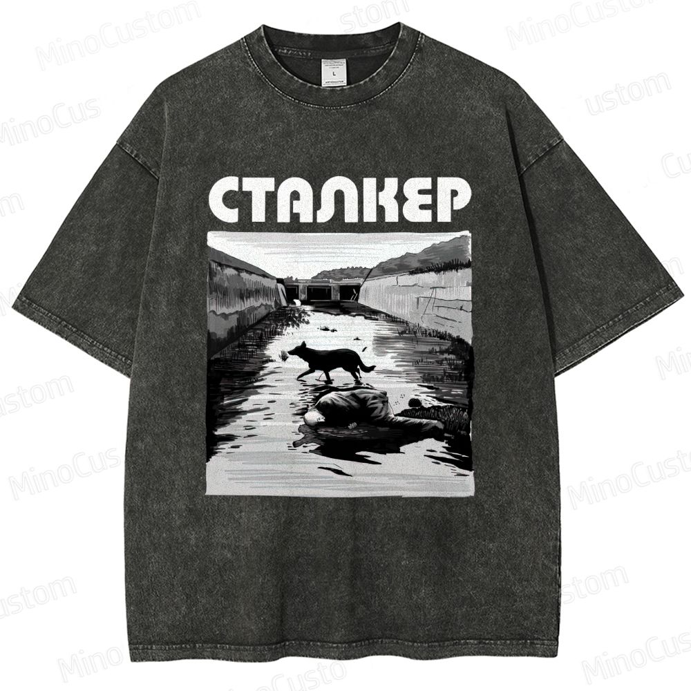 Stalker Vintage Washed Movie T - Shirt