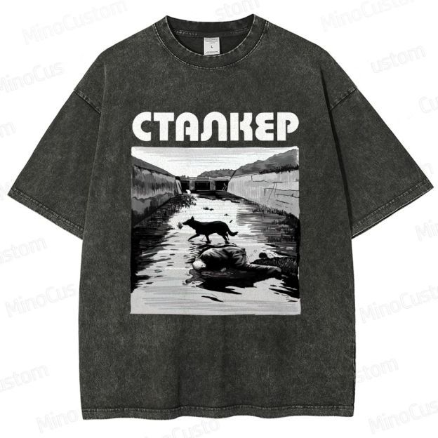 Stalker Vintage Washed Movie T - Shirt