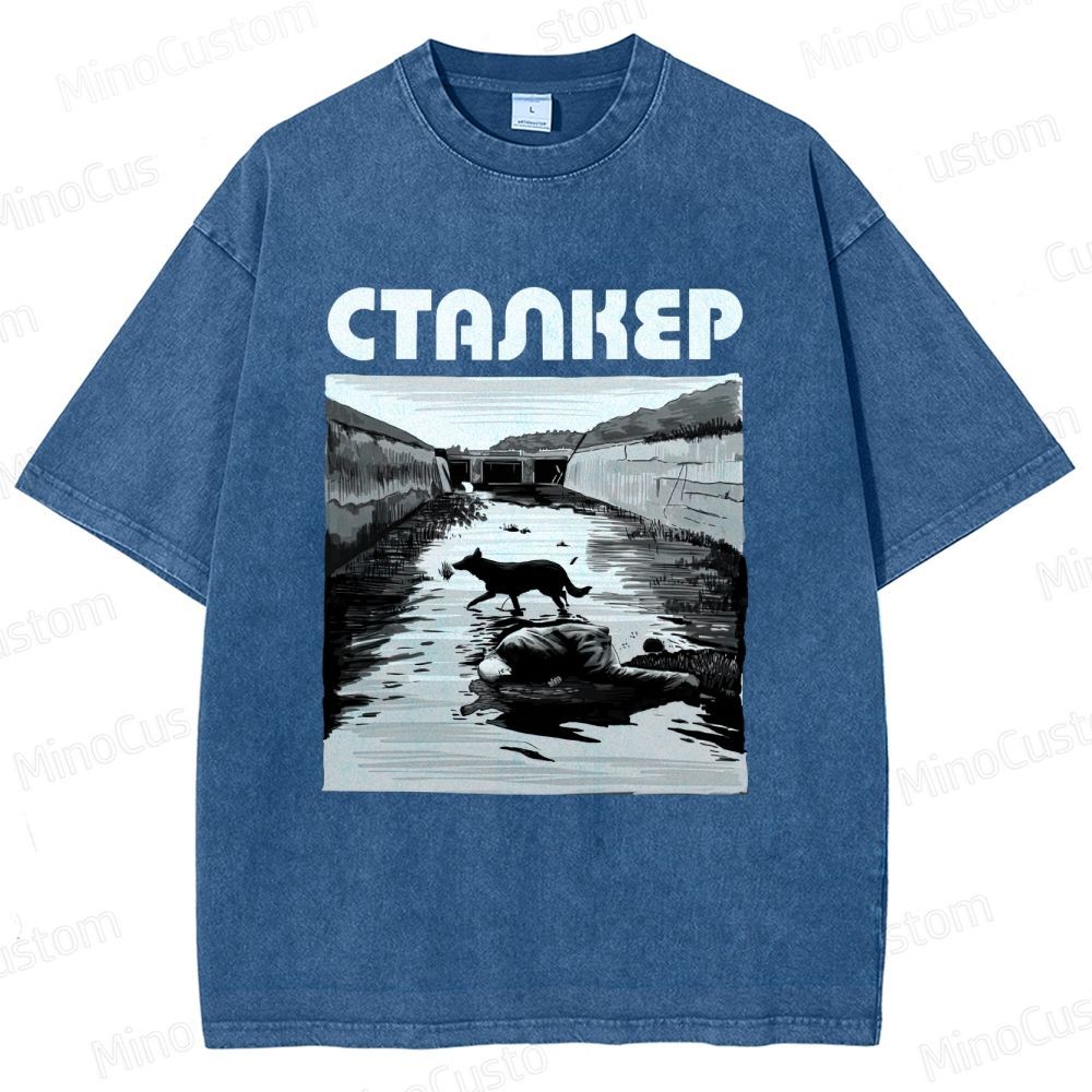 Stalker Vintage Washed Movie T - Shirt
