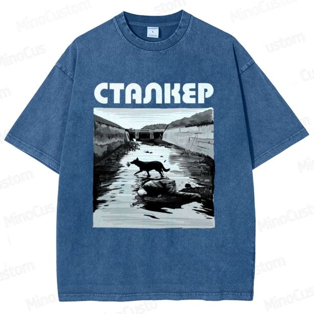 Stalker Vintage Washed Movie T - Shirt