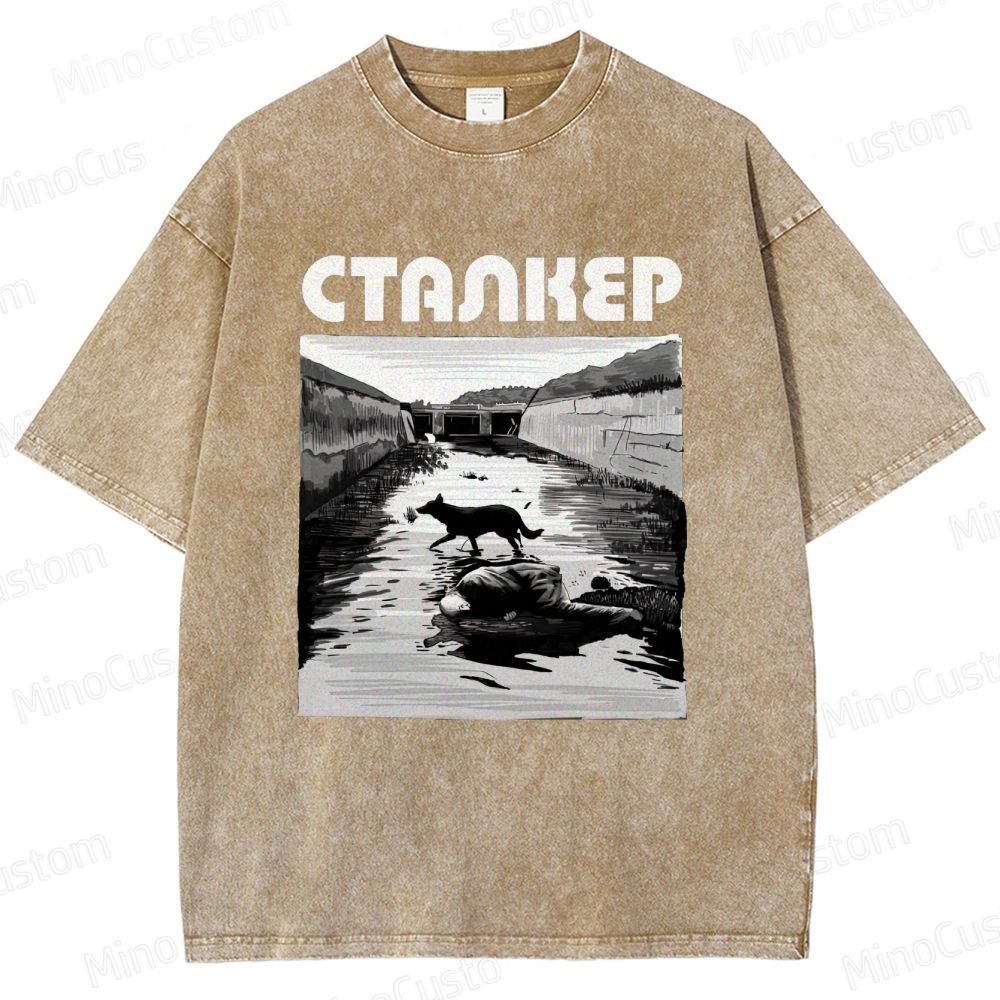 Stalker Vintage Washed Movie T - Shirt