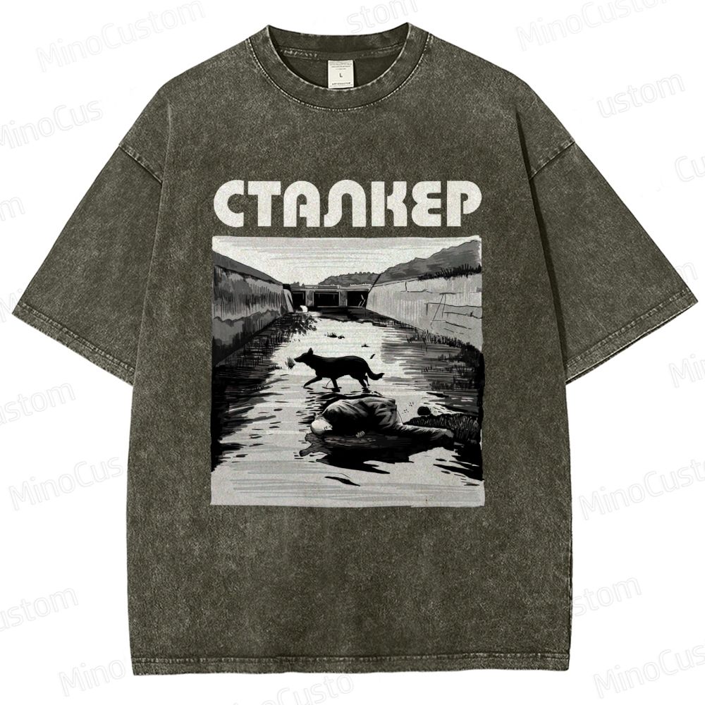 Stalker Vintage Washed Movie T - Shirt