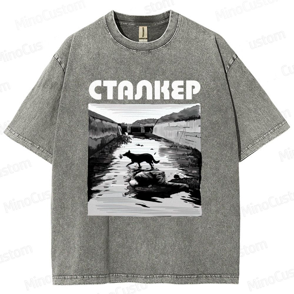 Stalker Vintage Washed Movie T - Shirt