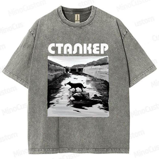 Stalker Vintage Washed Movie T - Shirt