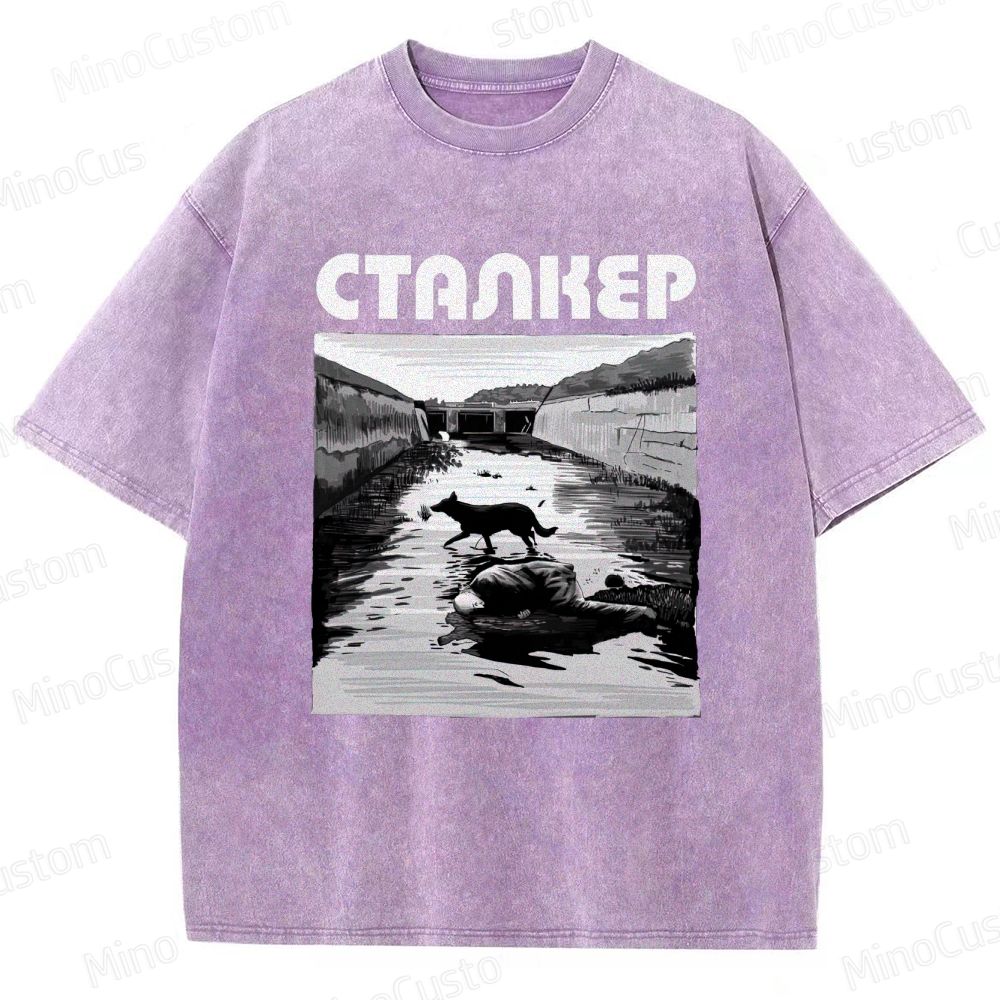 Stalker Vintage Washed Movie T - Shirt