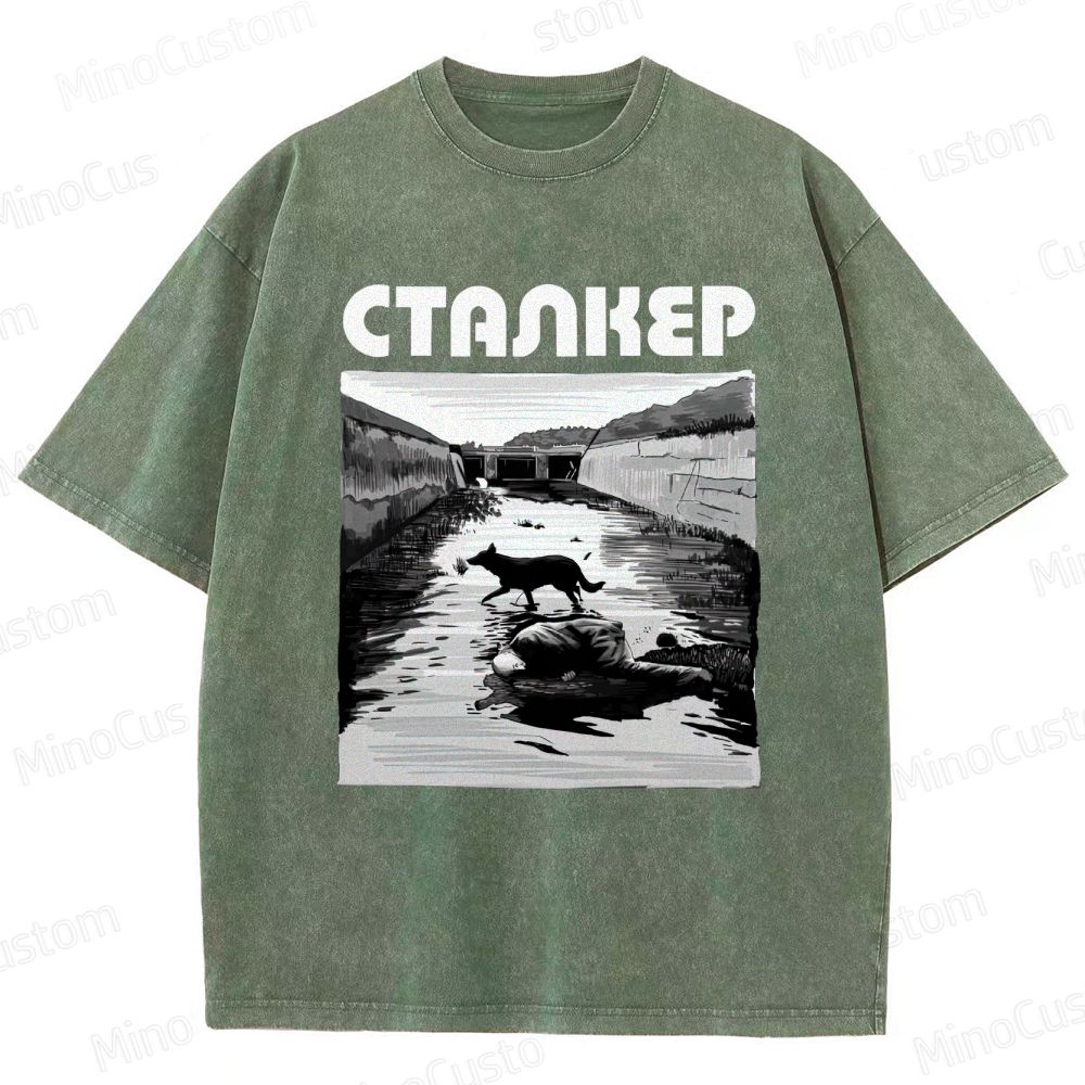 Stalker Vintage Washed Movie T - Shirt