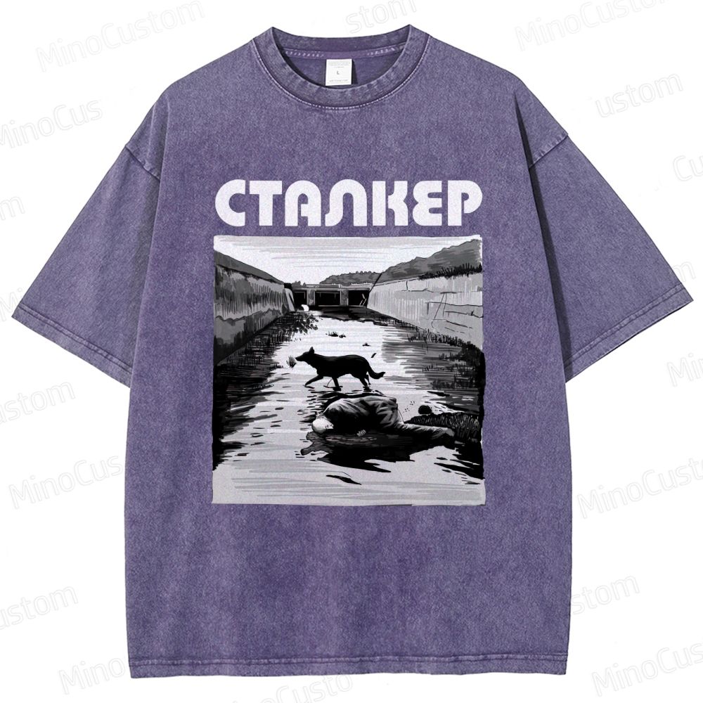 Stalker Vintage Washed Movie T - Shirt