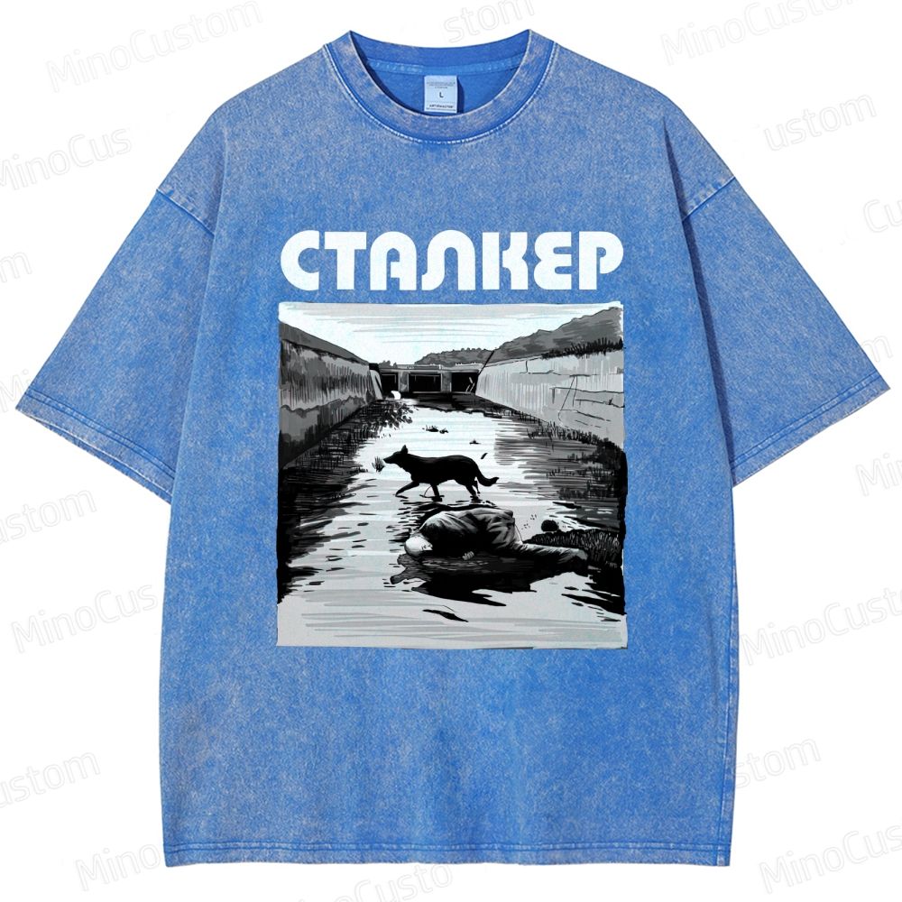 Stalker Vintage Washed Movie T - Shirt