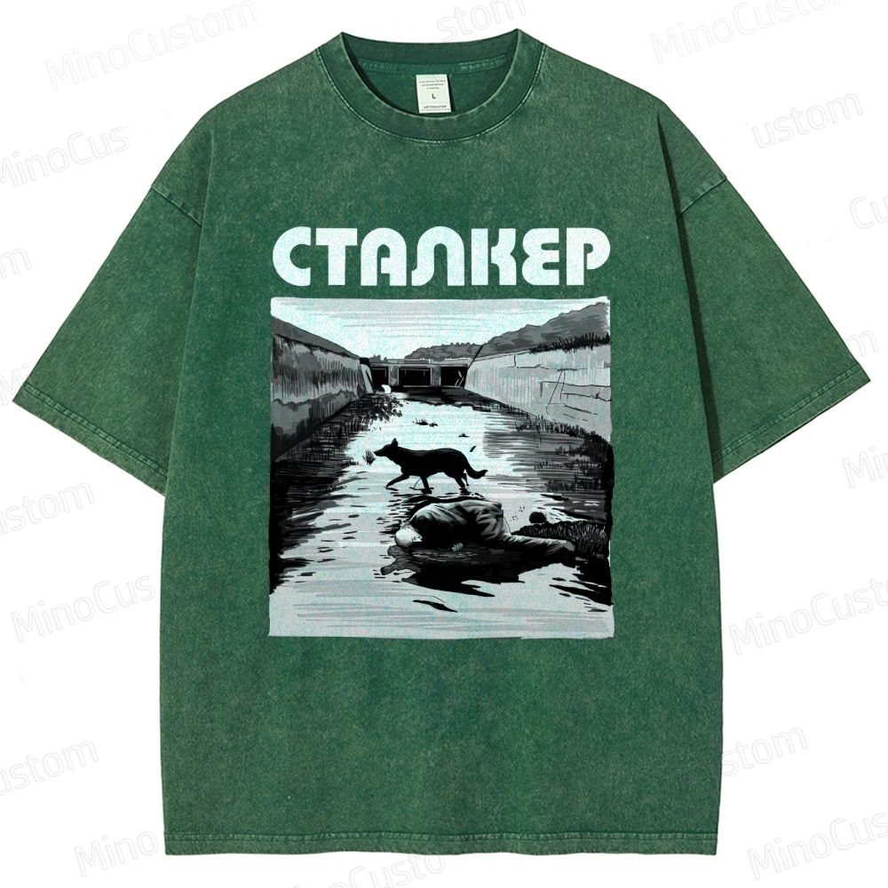 Stalker Vintage Washed Movie T - Shirt