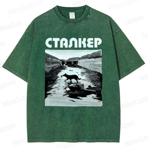 Stalker Vintage Washed Movie T - Shirt