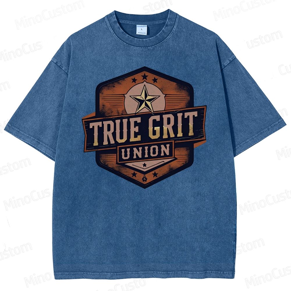 True Grit Boxy Washed T-Shirt 