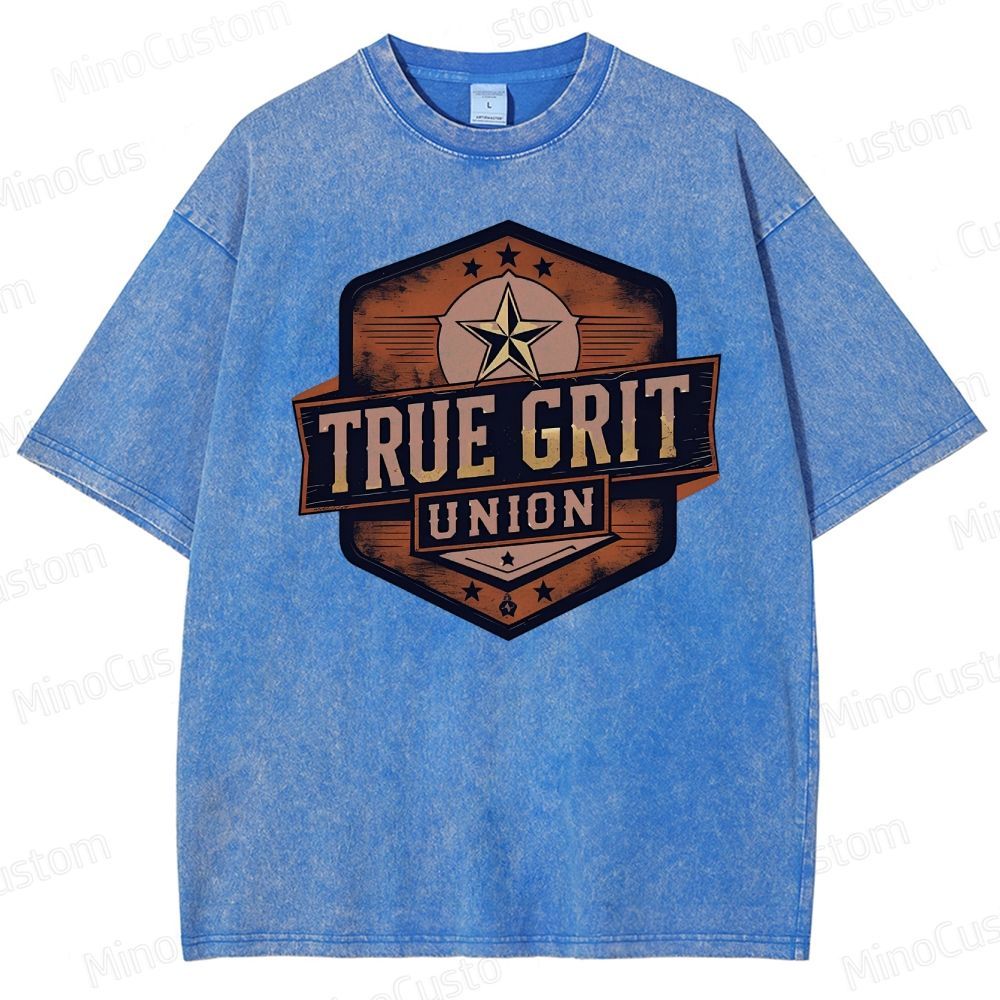 True Grit Boxy Washed T-Shirt 