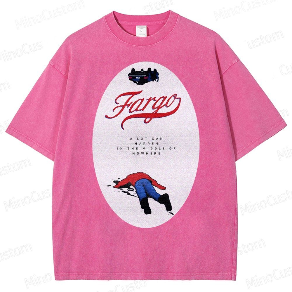 Fargo Minimalist Crime Scene Washed T-Shirt