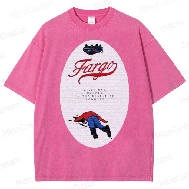 Fargo Minimalist Crime Scene Washed T-Shirt