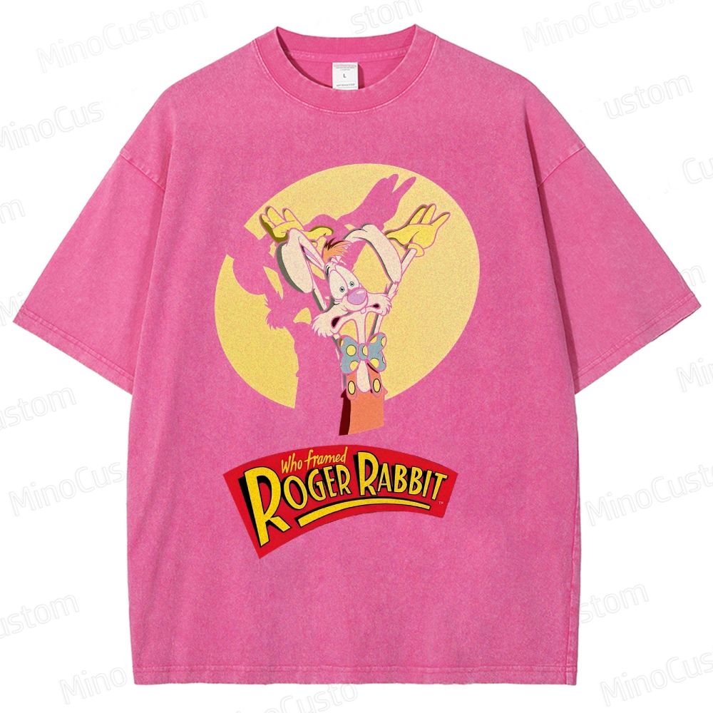 Retro Roger Rabbit Movie Washed T-Shirt 
