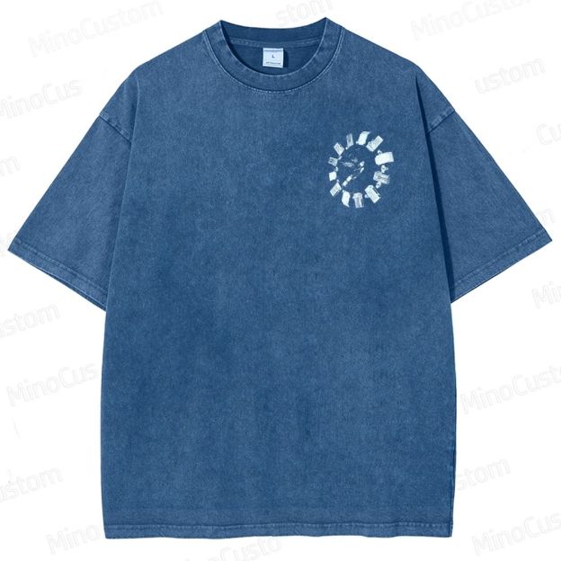 Interstellar Sci-Fi Quote Collage Washed T-Shirt 