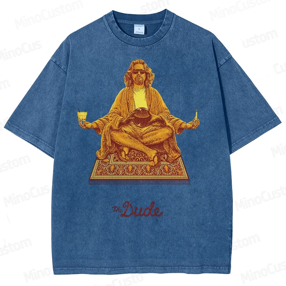 The Dude Big Lebowski Washed T-Shirt