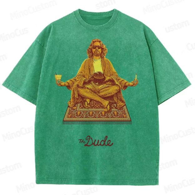 The Dude Big Lebowski Washed T-Shirt