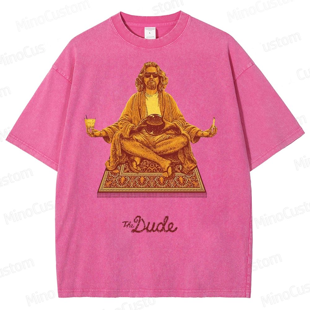 The Dude Big Lebowski Washed T-Shirt