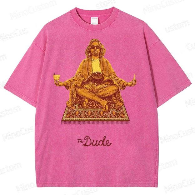 The Dude Big Lebowski Washed T-Shirt