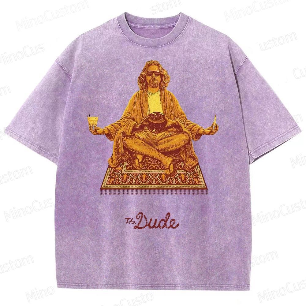 The Dude Big Lebowski Washed T-Shirt