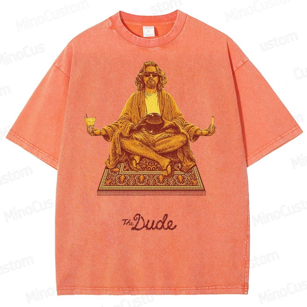 The Dude Big Lebowski Washed T-Shirt