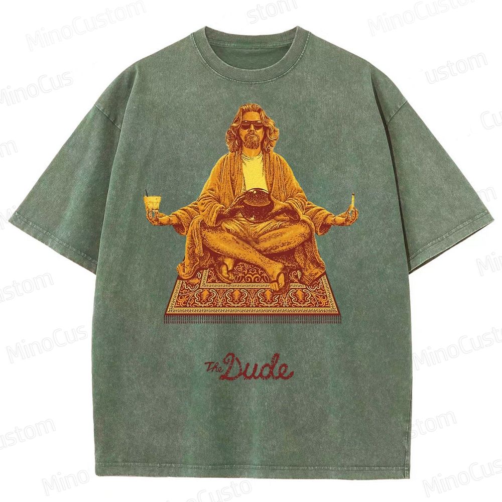 The Dude Big Lebowski Washed T-Shirt