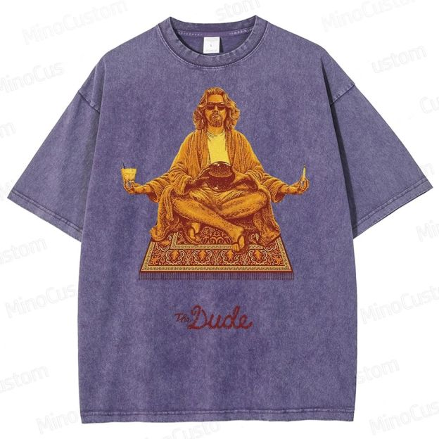 The Dude Big Lebowski Washed T-Shirt
