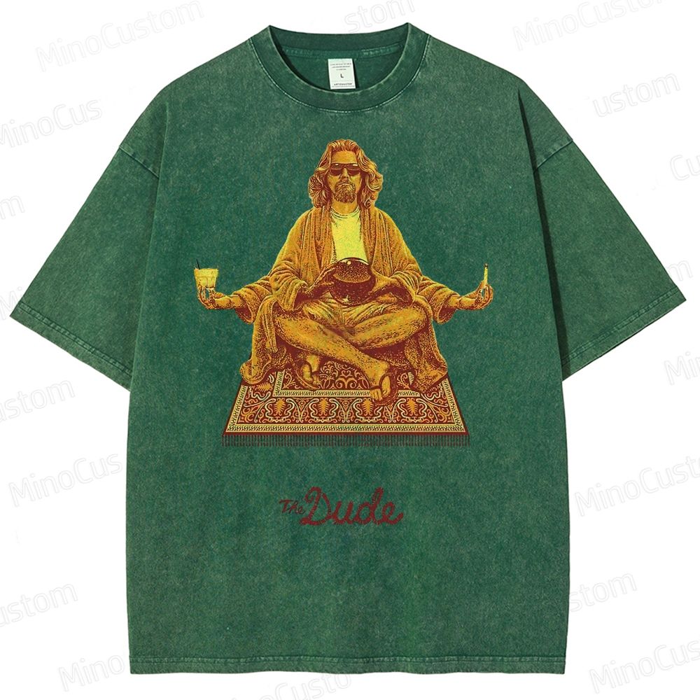 The Dude Big Lebowski Washed T-Shirt