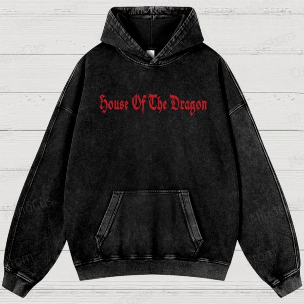 House of the Dragon Vintage Washed Hoodie