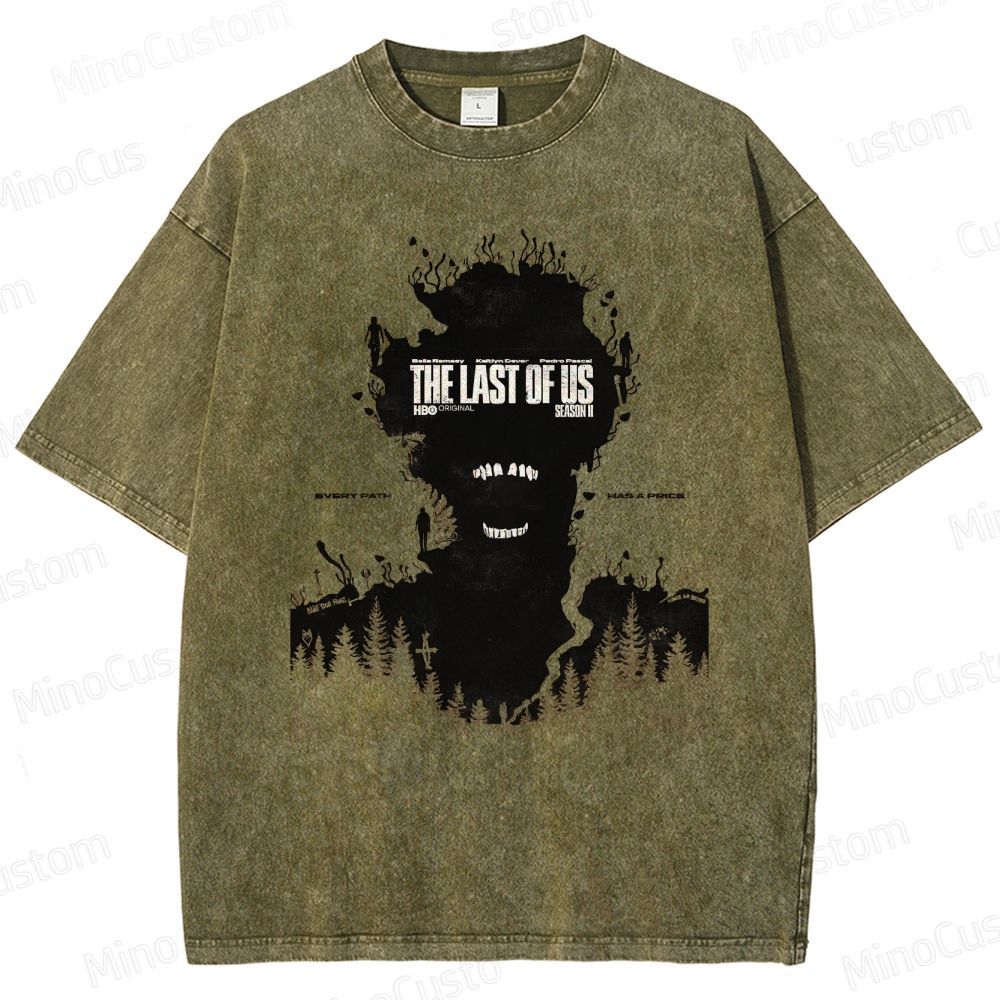 The Last of Us Vintage Washed T - Shirt