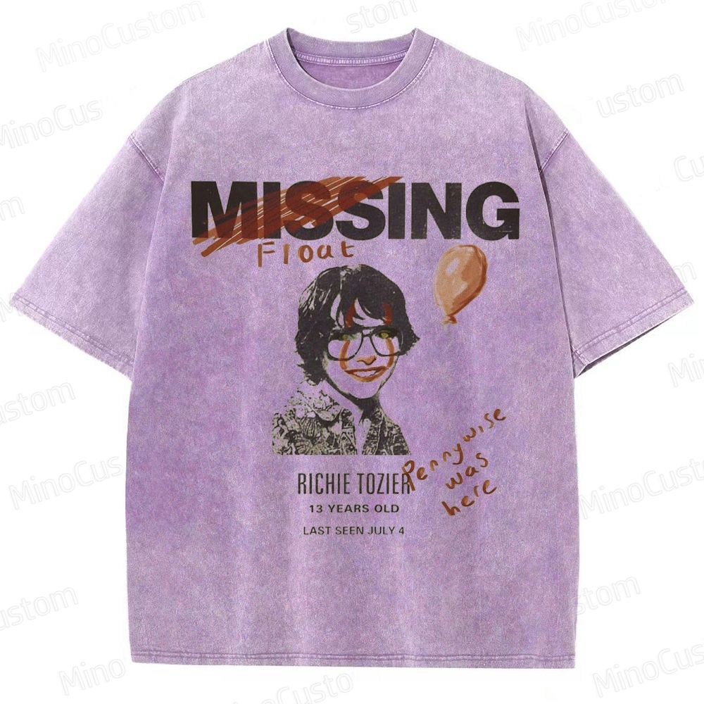 It (Movie) Richie Tozier Vintage Washed T - Shirt
