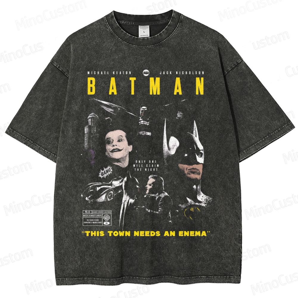 Batman (1989) Vintage Washed Movie T - Shirt