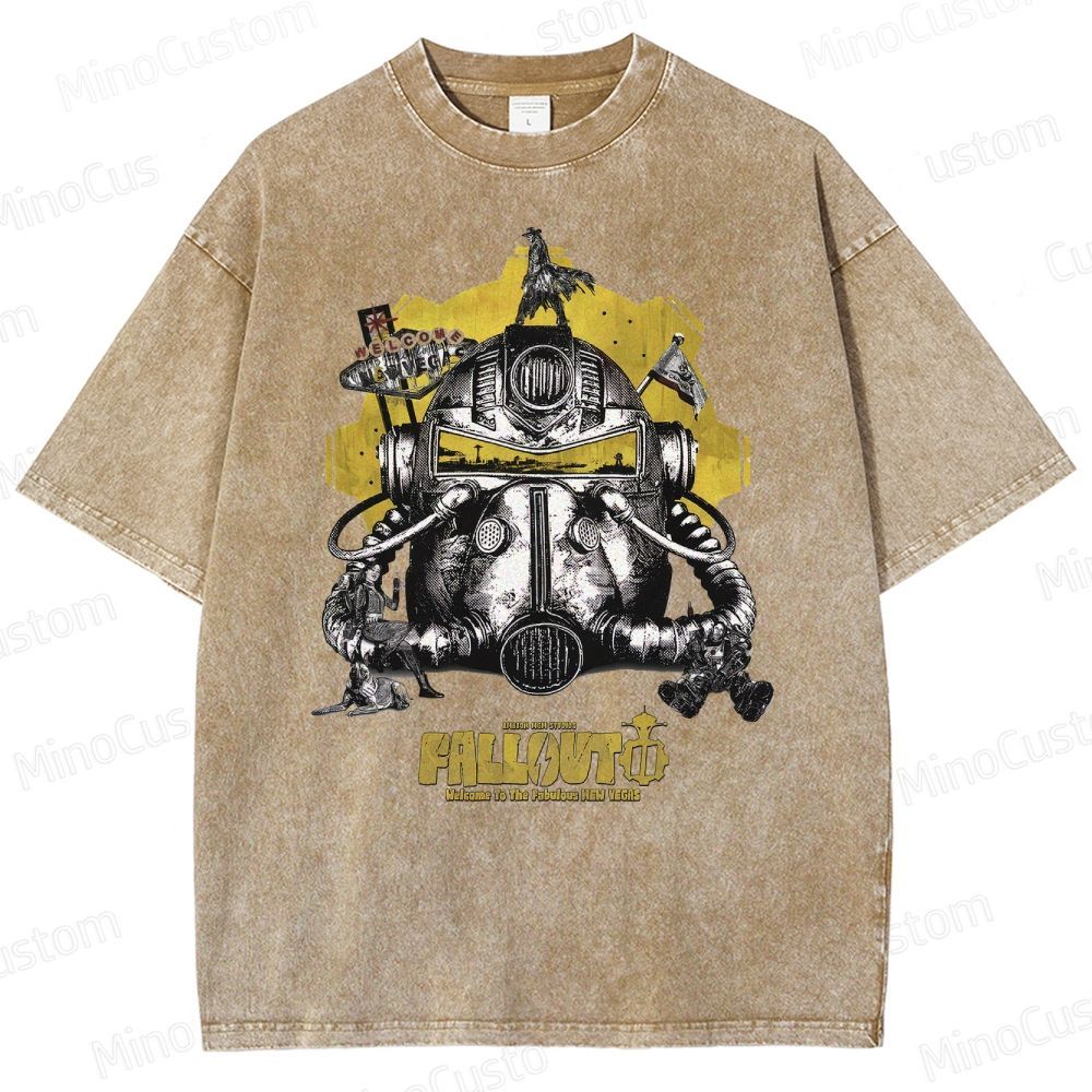 "Fallout" Post - Apocalyptic Video Game Graphic T - Shirt