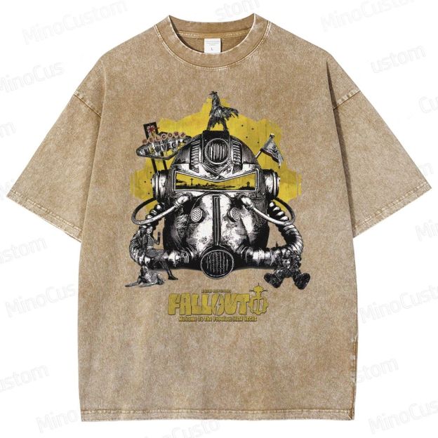 "Fallout" Post - Apocalyptic Video Game Graphic T - Shirt