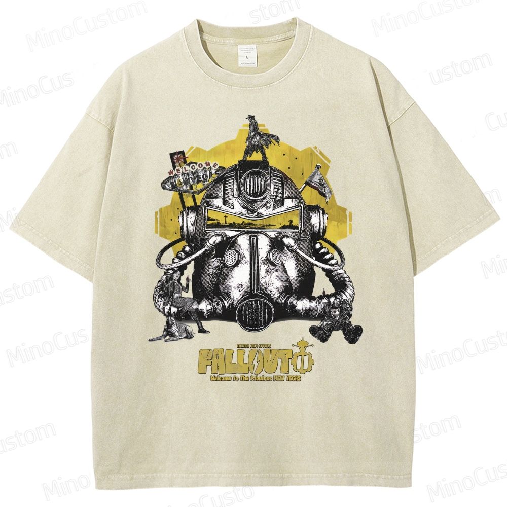 "Fallout" Post - Apocalyptic Video Game Graphic T - Shirt