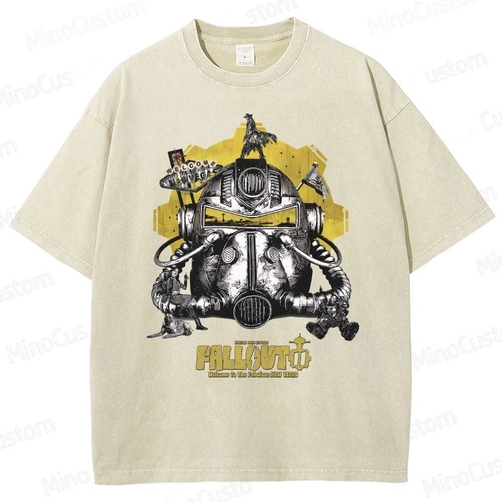 "Fallout" Post - Apocalyptic Video Game Graphic T - Shirt