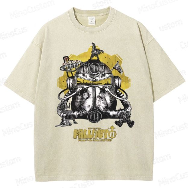 "Fallout" Post - Apocalyptic Video Game Graphic T - Shirt