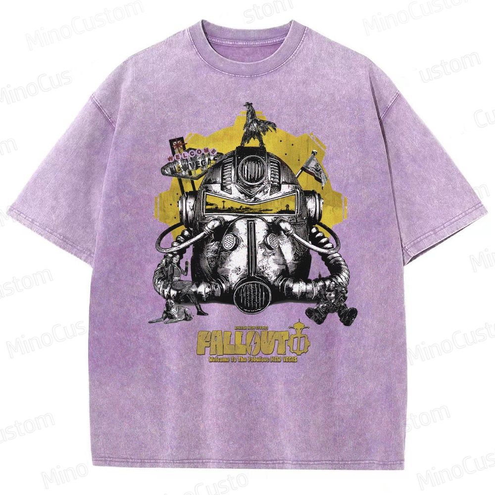 "Fallout" Post - Apocalyptic Video Game Graphic T - Shirt